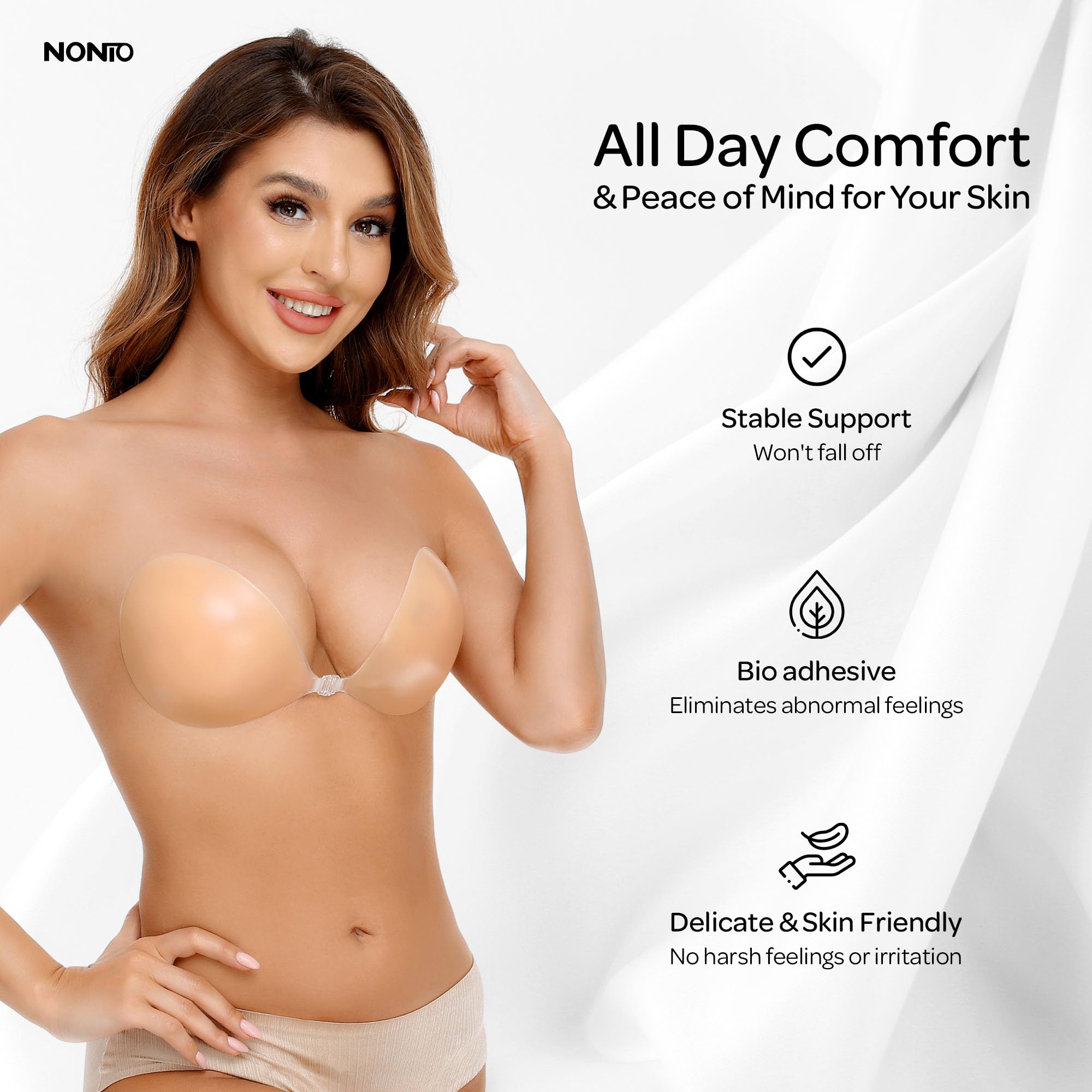 Bra Perekat Tanpa Tali, Lem Pe - Strapless Bra Adhesive ulasan dan harga